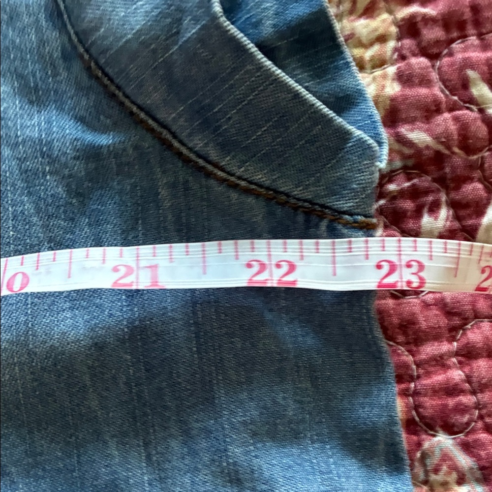 Entro Blue Denim Mini Dress with Pockets - Picture 5 of 6